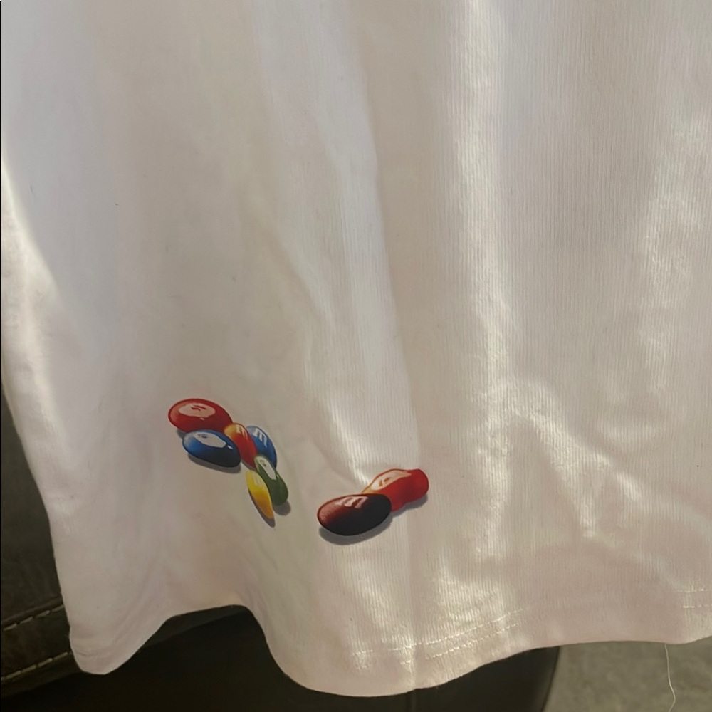 A Bathing Ape, M&M collab White T-Shirt with Colorful Graphics - Picture 6 of 6